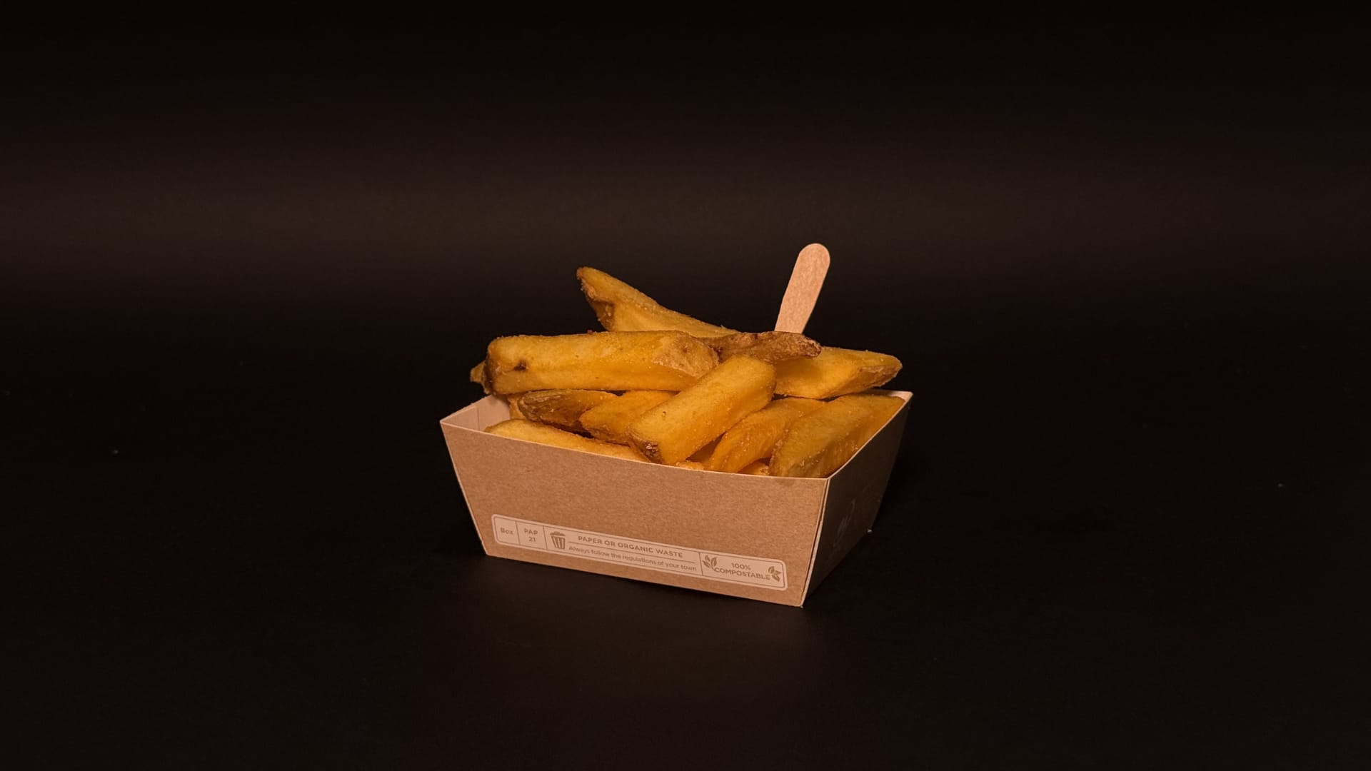 Patatine stick con buccia